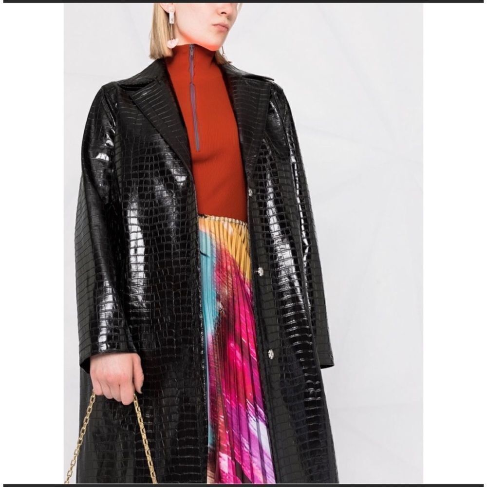 Stand Studio Emerson Vegan Leather Coat - Black Size 36 (Us4)
